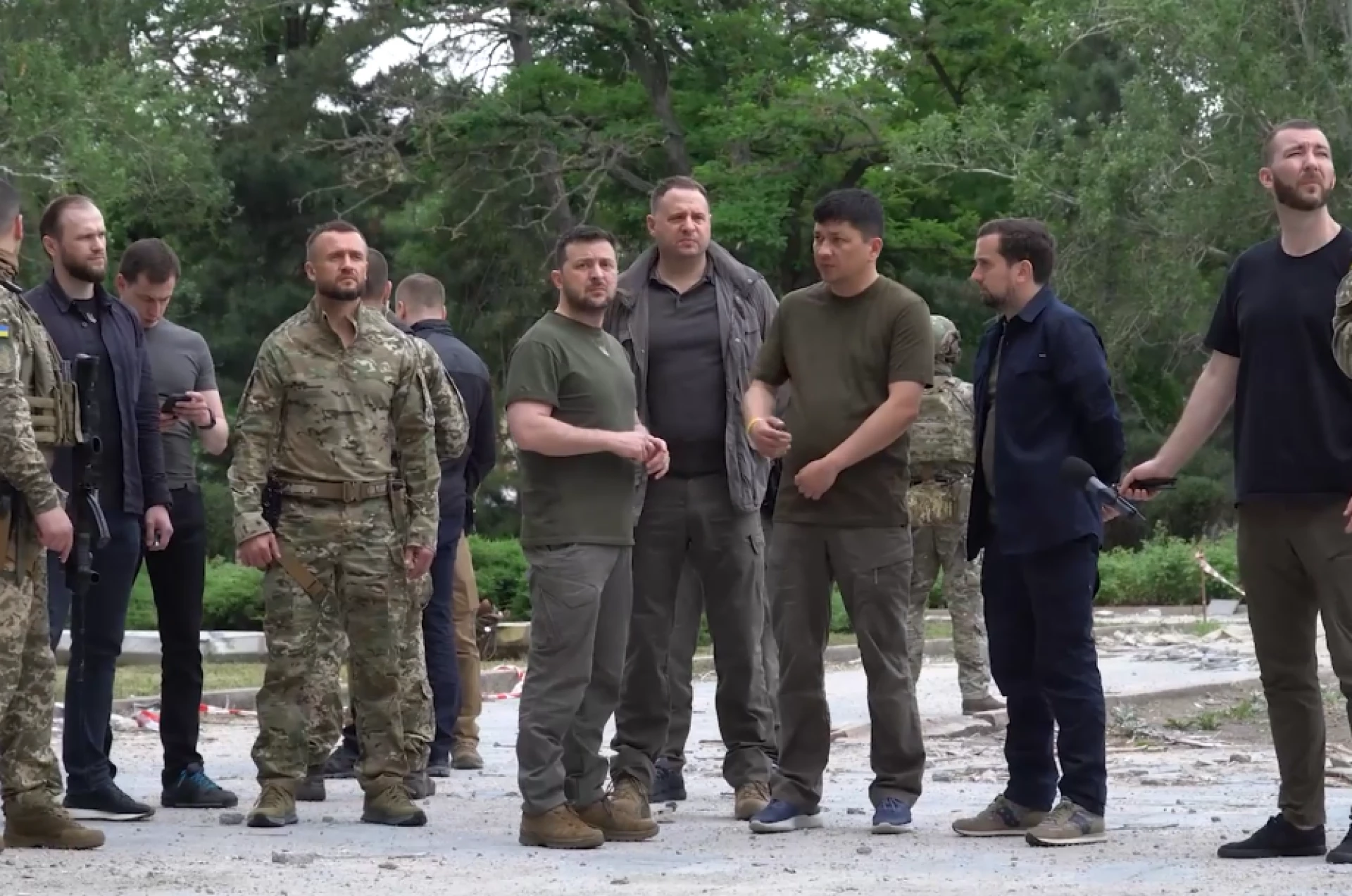 Президент Зеленський приїхав у Миколаїв. Відео