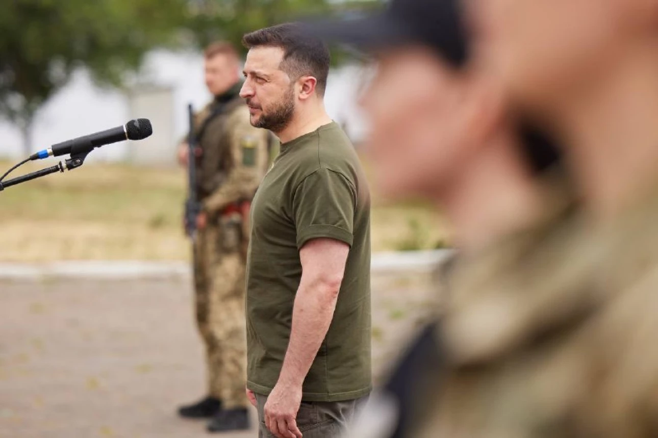 Президент відвідав опорні пункти Нацгвардії на Одещині. Фото