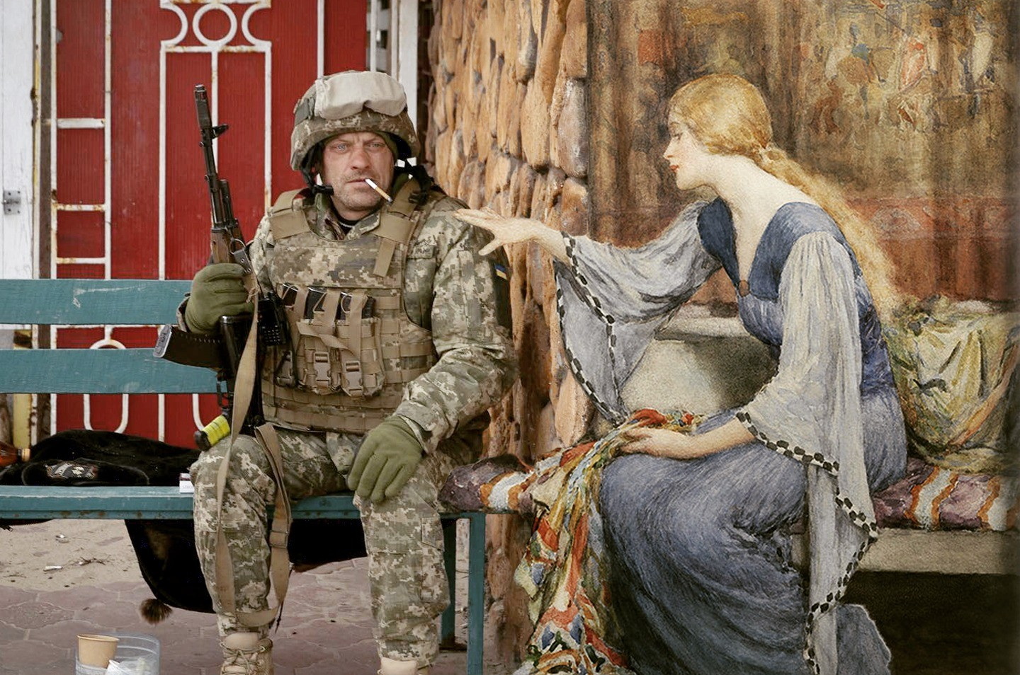 Французька художниця колажує світлини війни з України на класичні ...