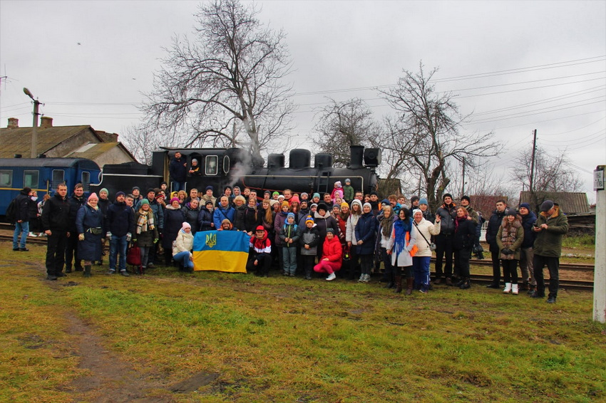 На Вінниччині відбувся ювілейний ретро-тур по Гайворонській вузькоколійці  - фото 2