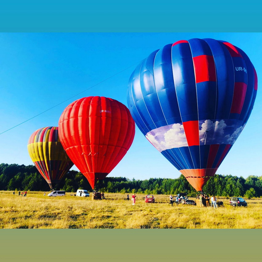 Вперше у Вінниці молодята одружилися на повітряній кулі. Фото - фото 7