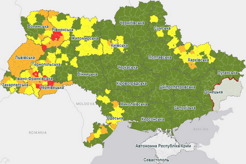 Вінницька область наступні два тижні в «зеленій» карантинній зоні  - фото 2