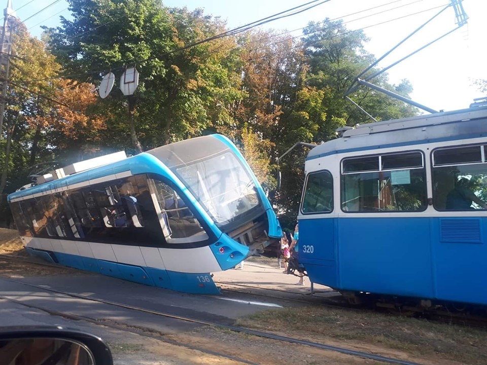 У Вінниці з рейок зійшов трамвай VinWay