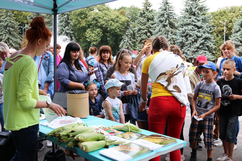 В Центральному парку проходить фестиваль солодкої кукурудзи. Фоторепортаж 