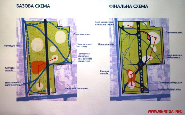 У Вінниці показали, яким буде парк «Хімік»: кав’ярня, «лава добросусідства» та «острів піску». Фото - фото 12