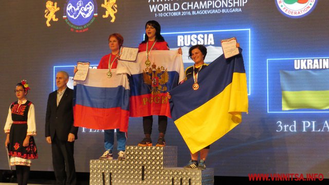 Вінничанка виборола «бронзу» на чемпіонаті світу з армспорту