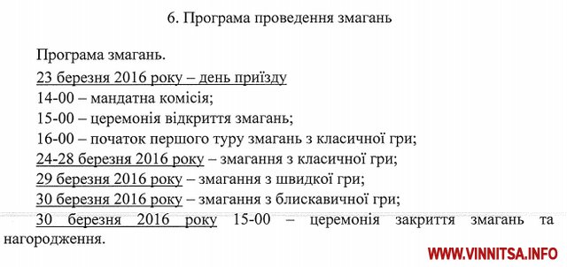 У Вінниці пройде Чемпіонат України з шашок