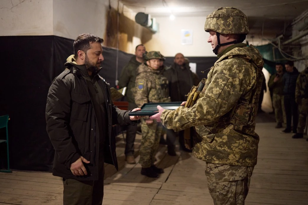 Зеленський побував у передовому командному пункті оборонців Купʼянська