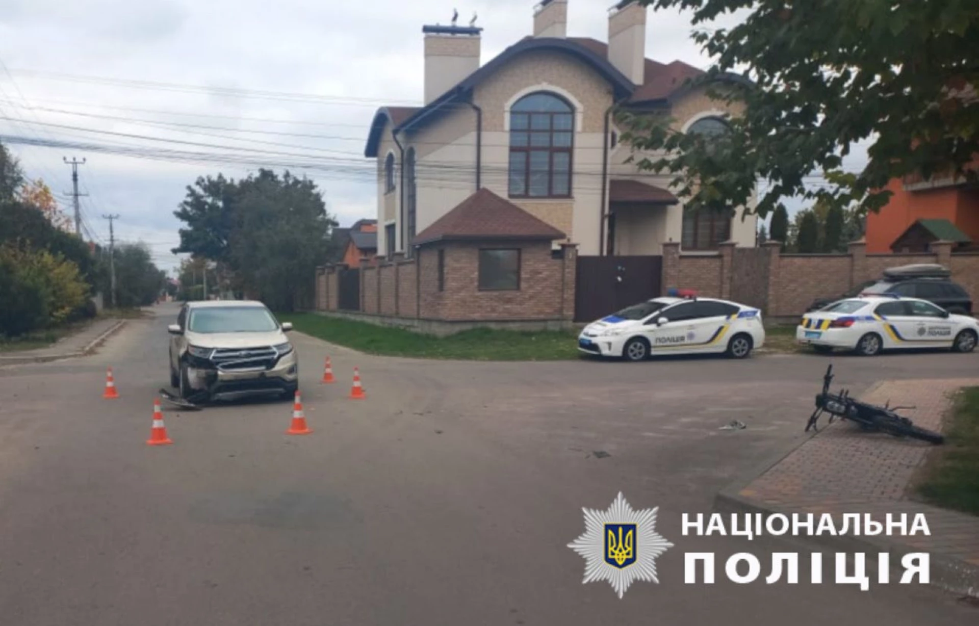 На Київщині автомобіліст збив водія електовелосипеду