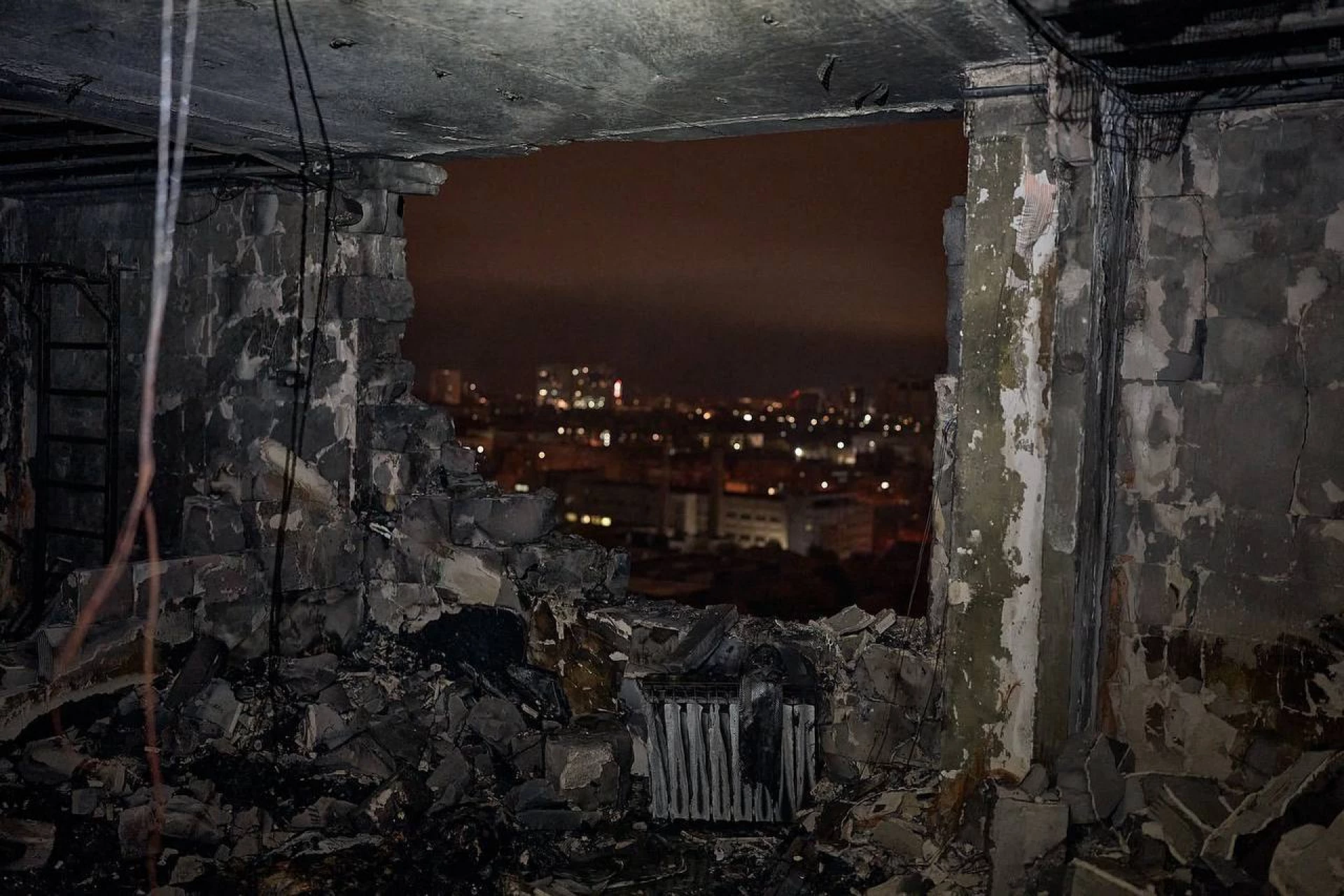 В КМВА показали наслідки ворожої атаки на Київ