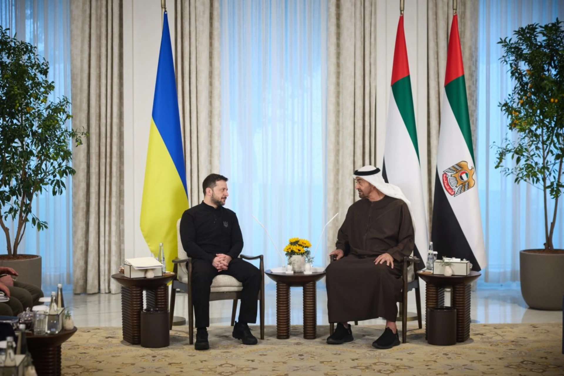 В Абу-Дабі відбулася зустріч президентів України та ОАЕ