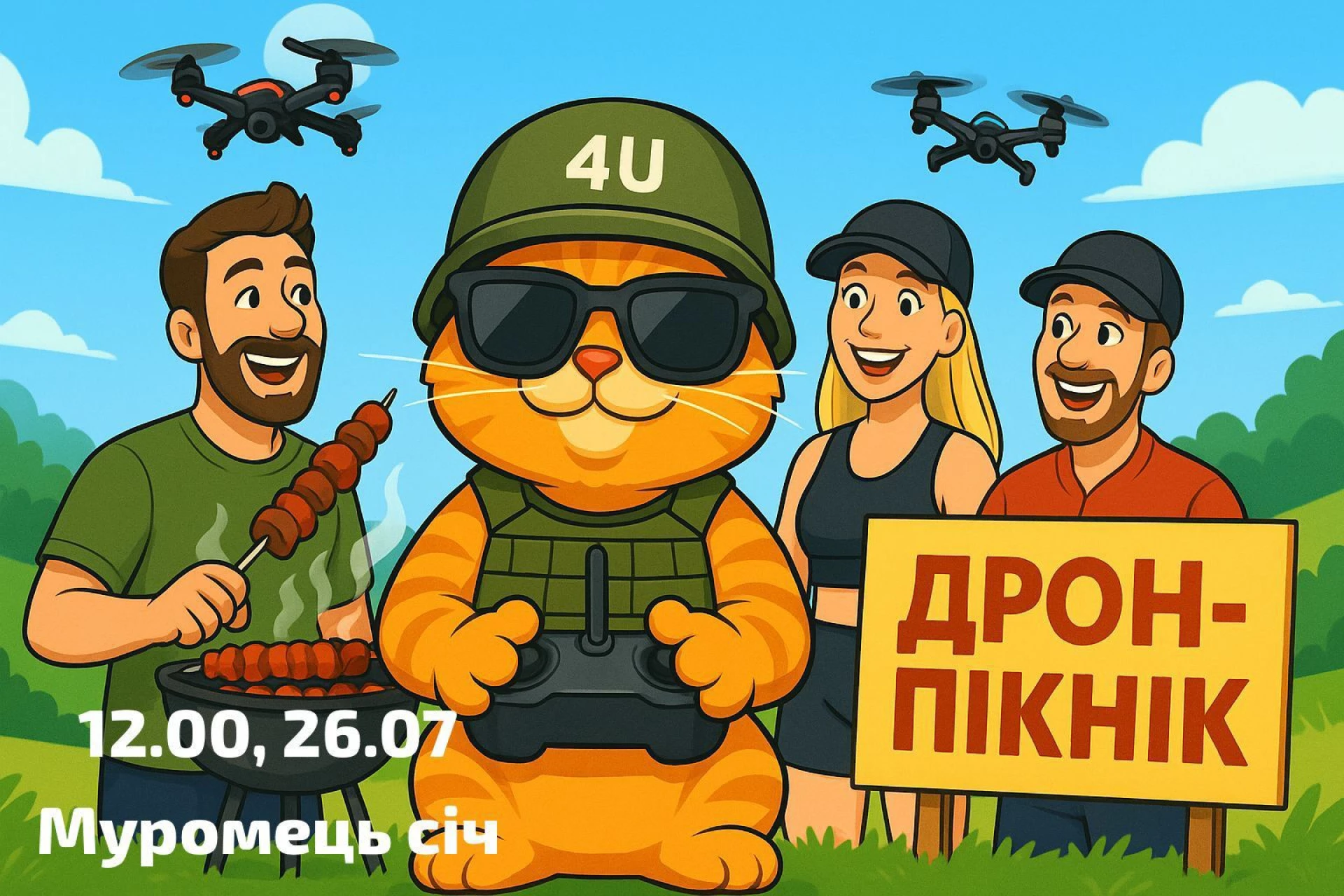 У столиці відбудеться «Дронпікнік: Гра в кальмара»