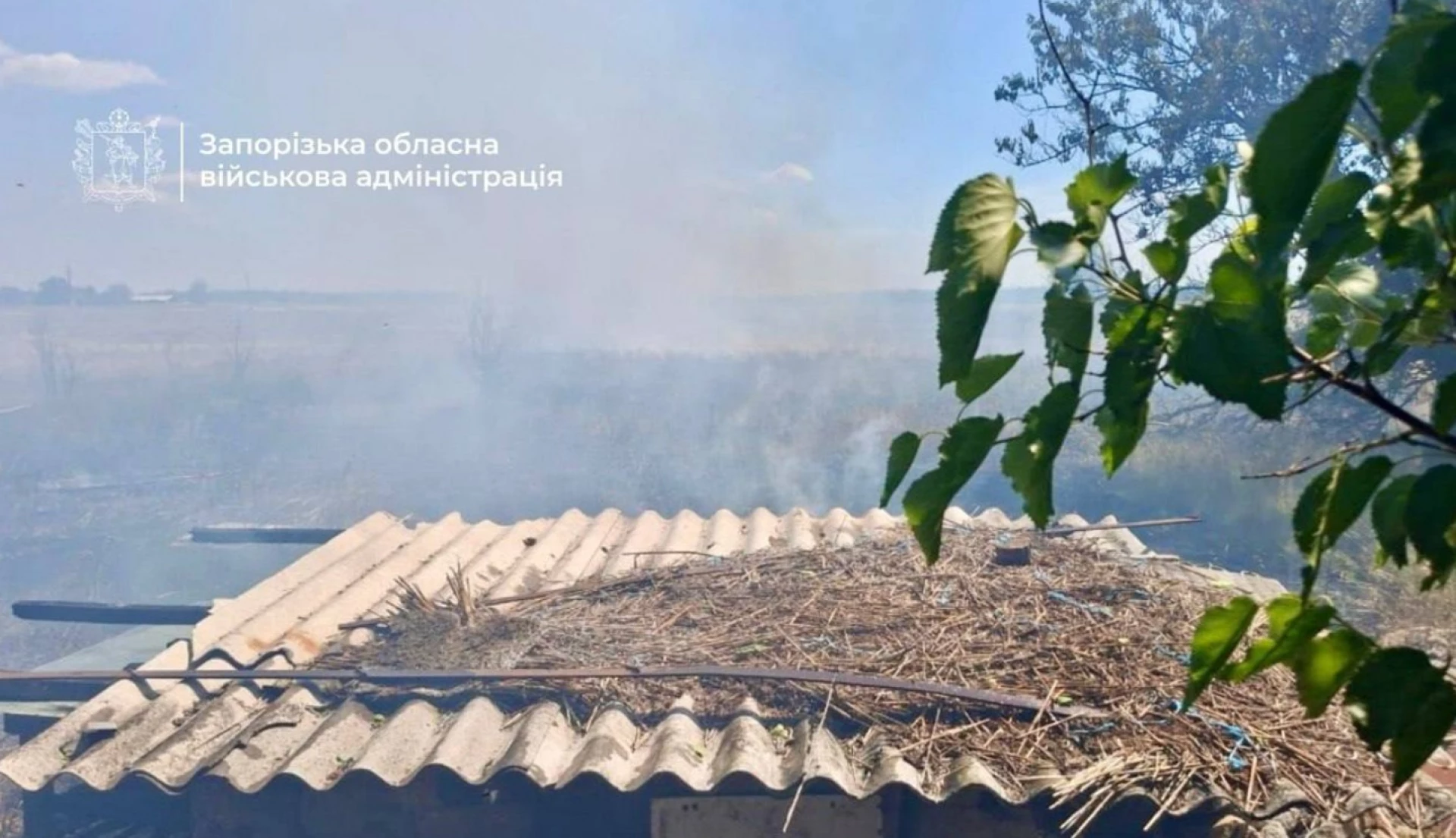 Тіла двох людей виявили на згарищі після обстрілу в Запорізькій області
