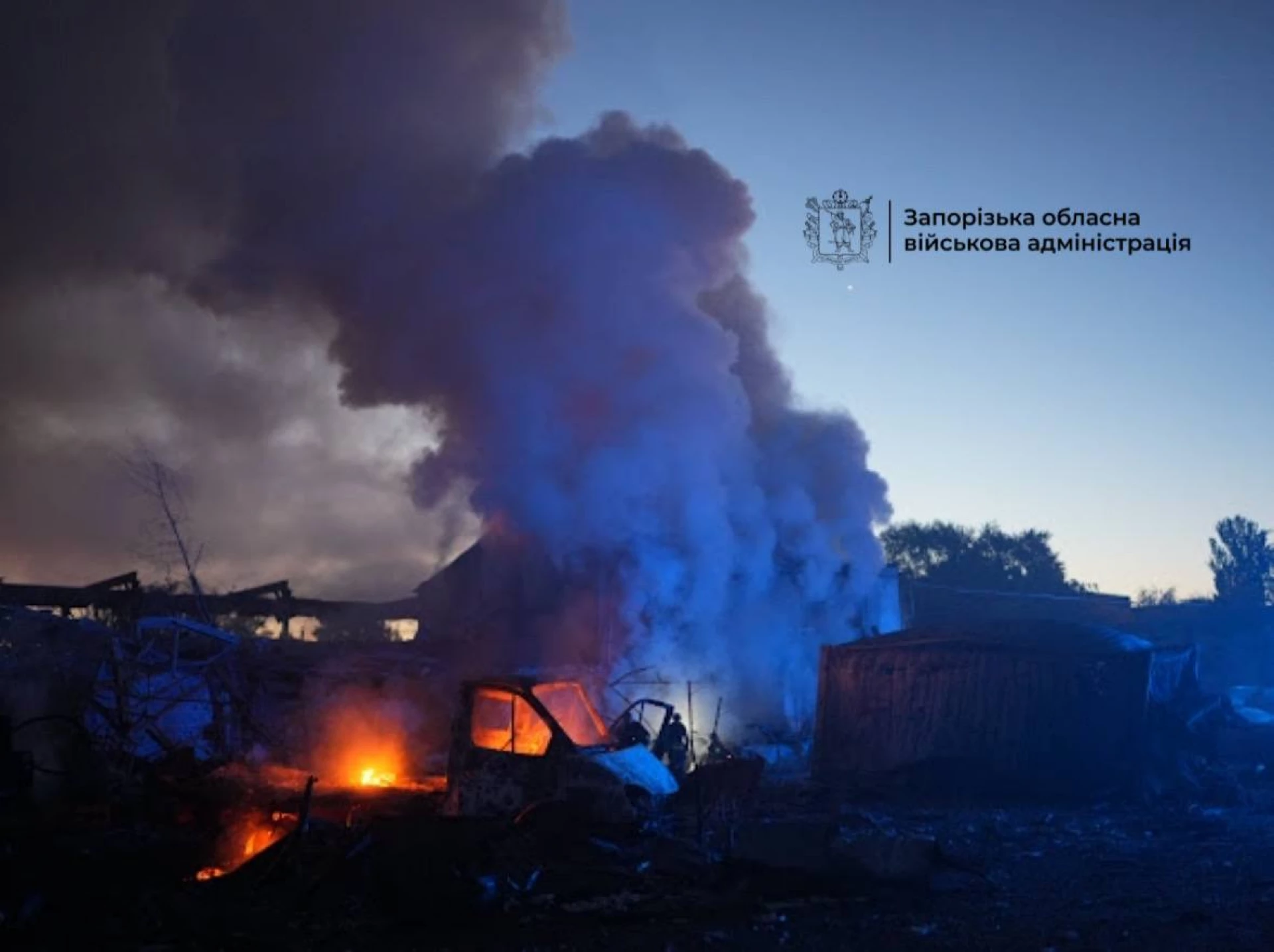 П'ять російських бомб прилетіли у Запоріжжя