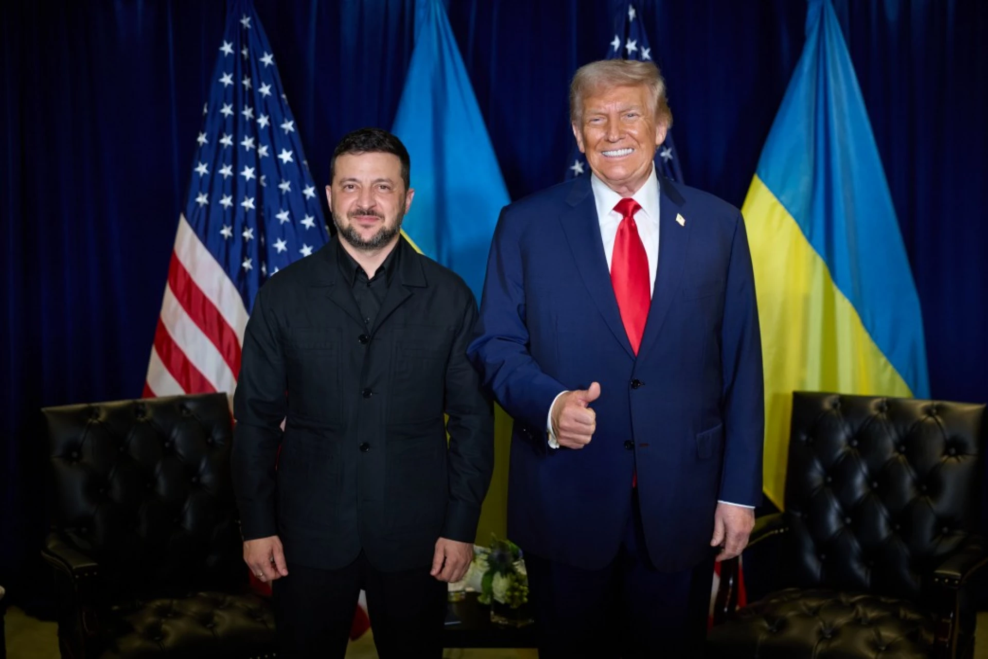 Зеленський зустрівся із Дональдом Трампом і подякував його дружині