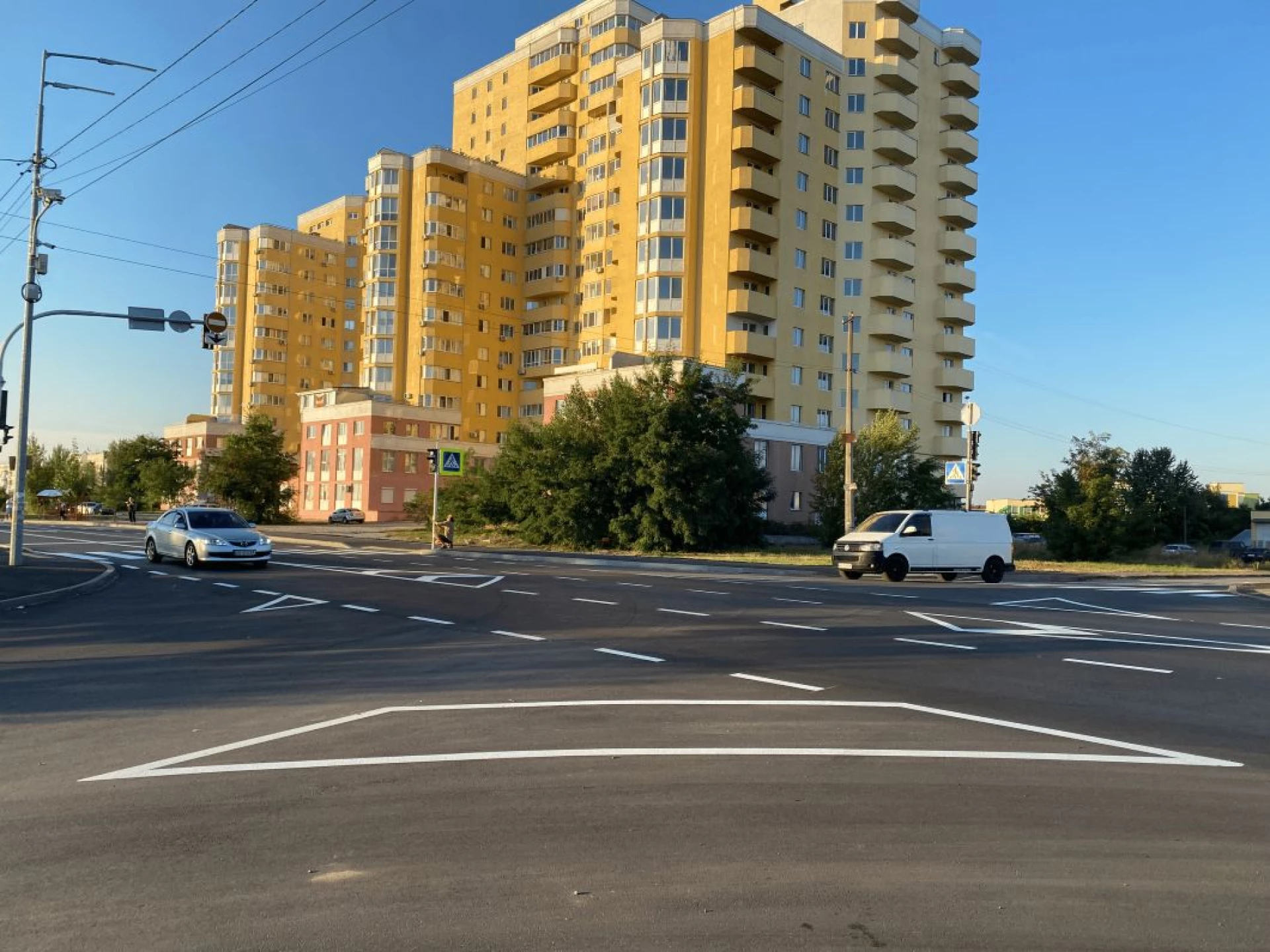 У столиці змінили схему руху на перехресті Харченка, Дружби та Березівського провулка