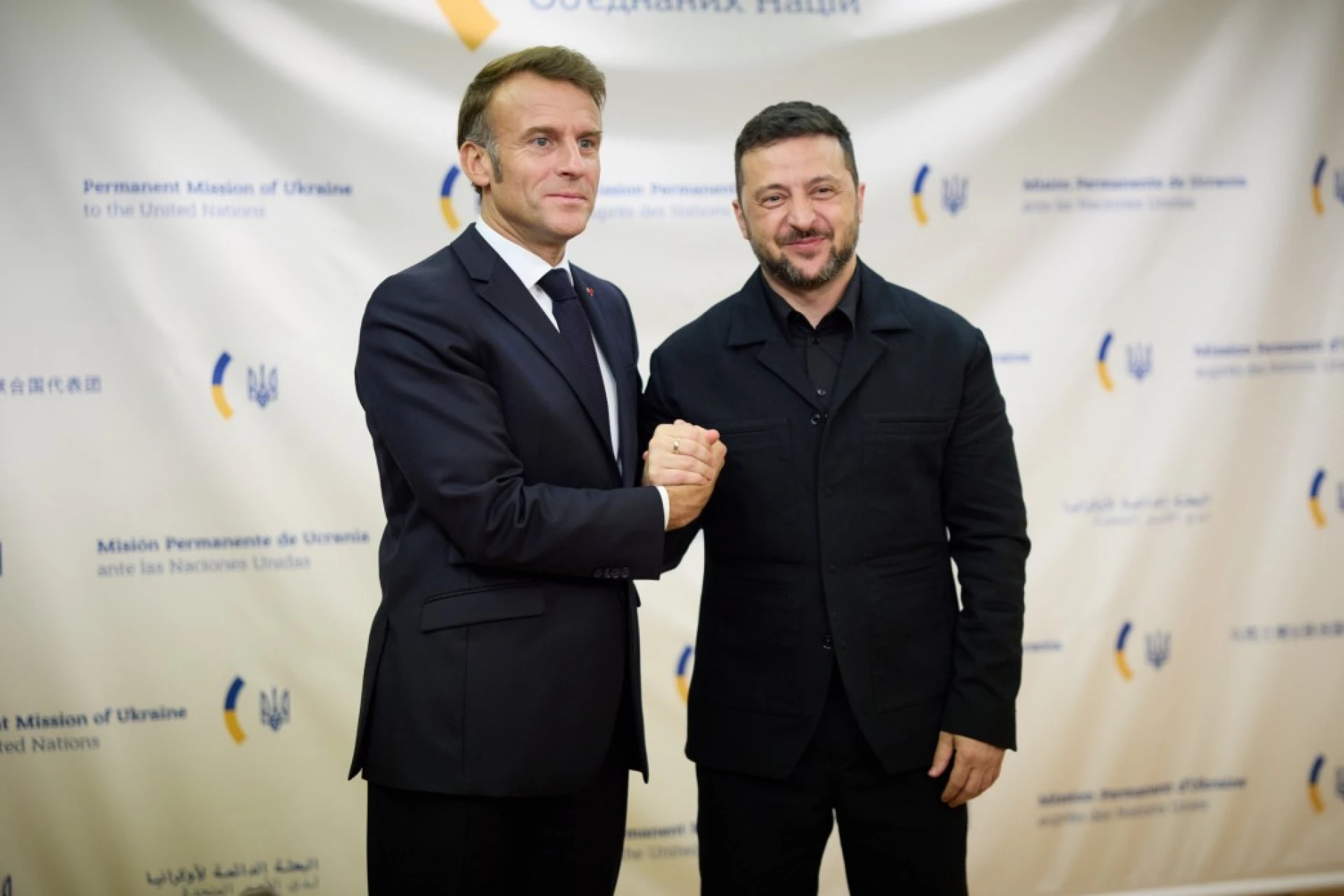 Зеленський і Макрон провели переговори в Нью-Йорку