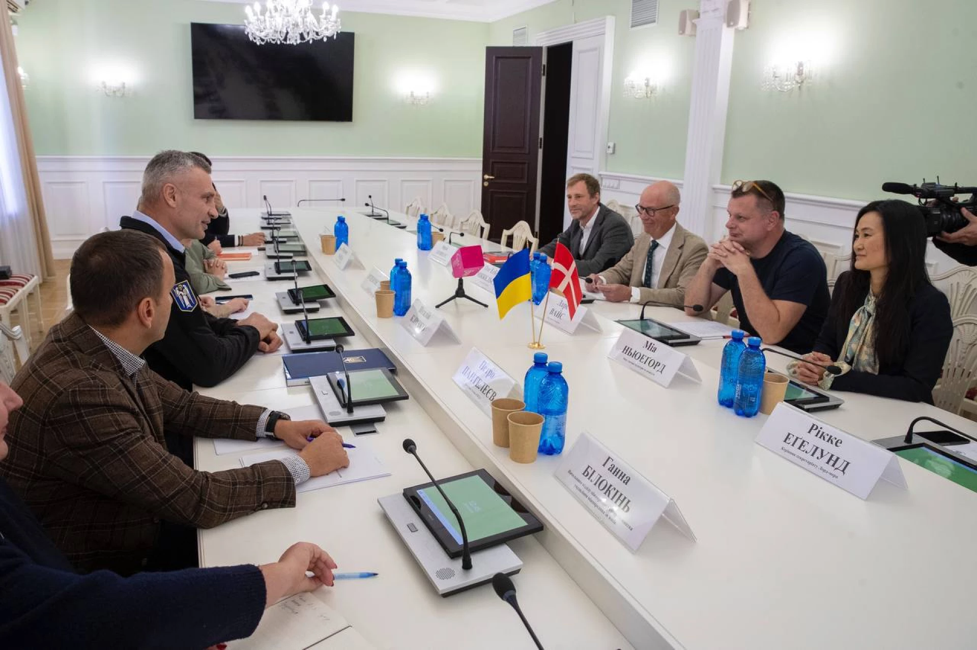 У Києві відбулася зустріч Віталія Кличка з лорд-мером Копенгагена