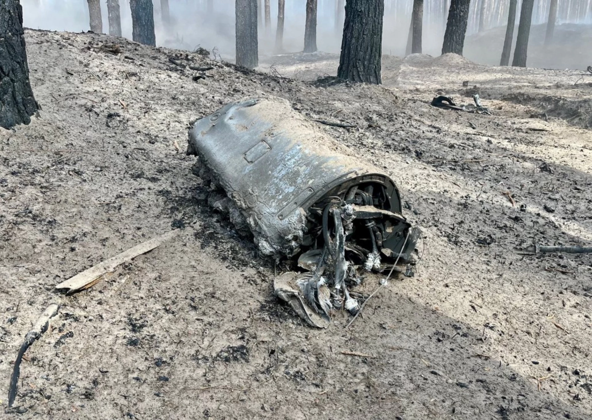 На Черкащині внаслідок російського обстрілу пошкоджено майже 6 га лісу