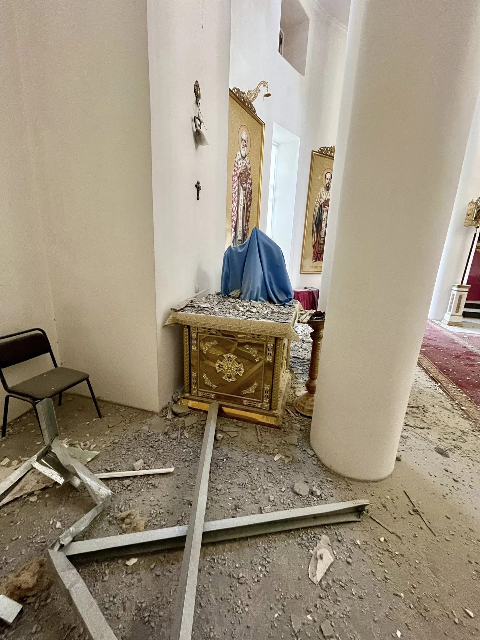 Росіяни під час обстрілу пошкодили Успенський собор московського патріархату у Херсоні