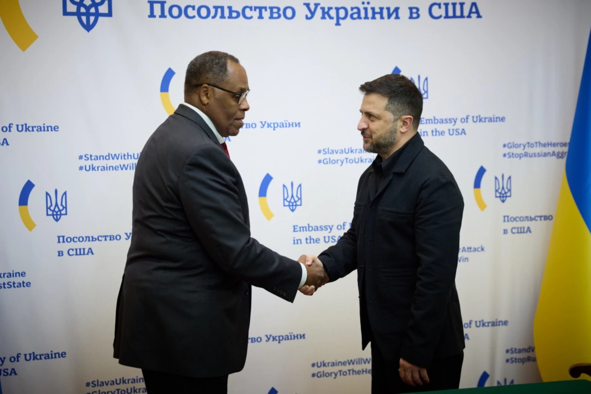 У США Зеленський зустрівся з представниками оборонної компанії Lockheed Martin