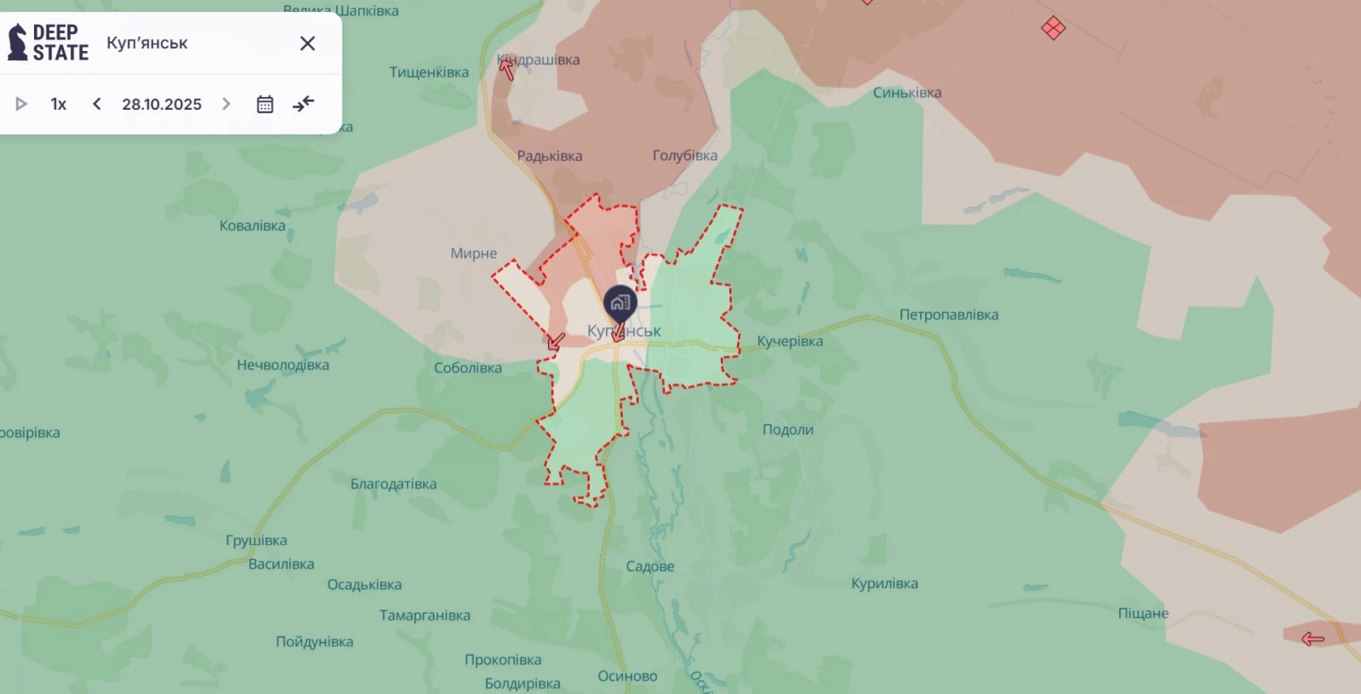 Військові назвали вигадкою заяви Путіна про оточення Куп’янська