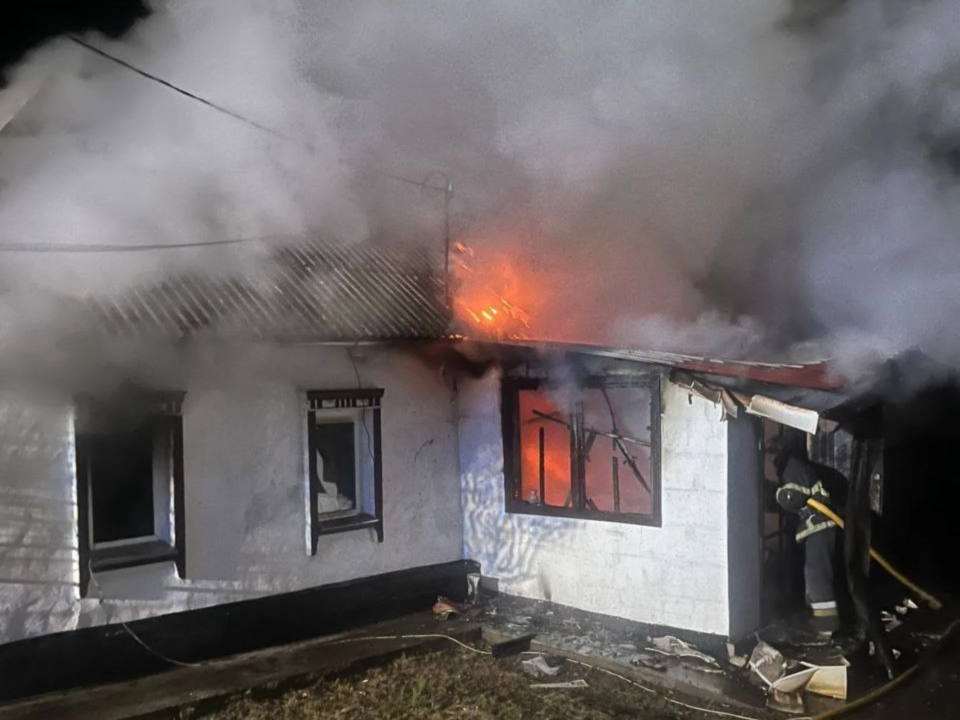 У пожежі на Обухівщині загинув чоловік