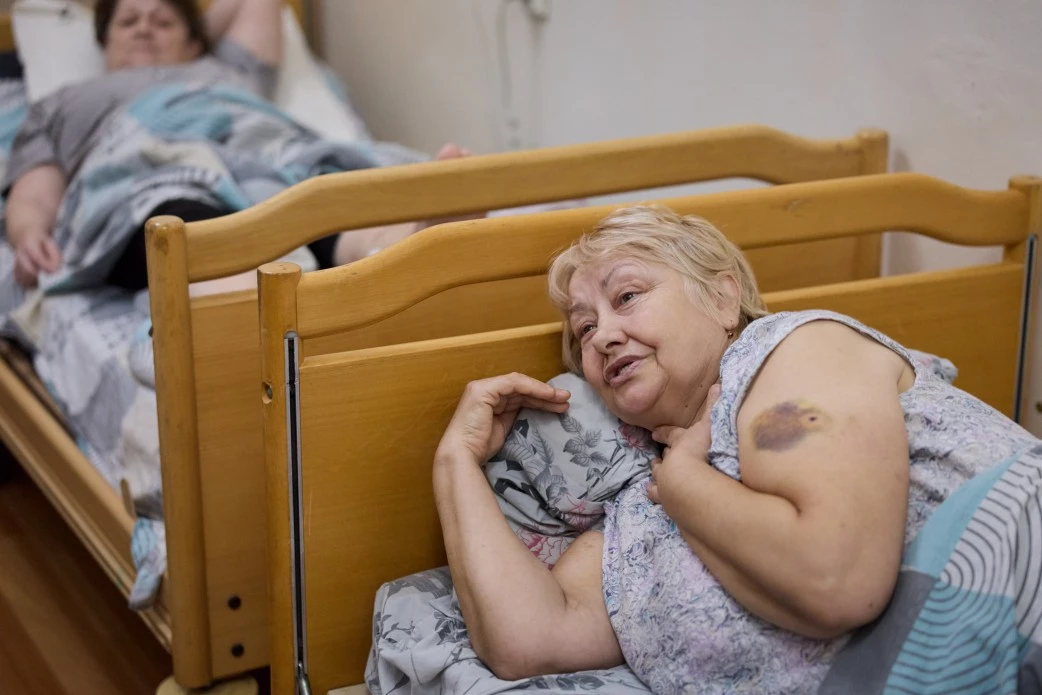 У Херсоні Зеленському показали реанімацію під землею. Фото