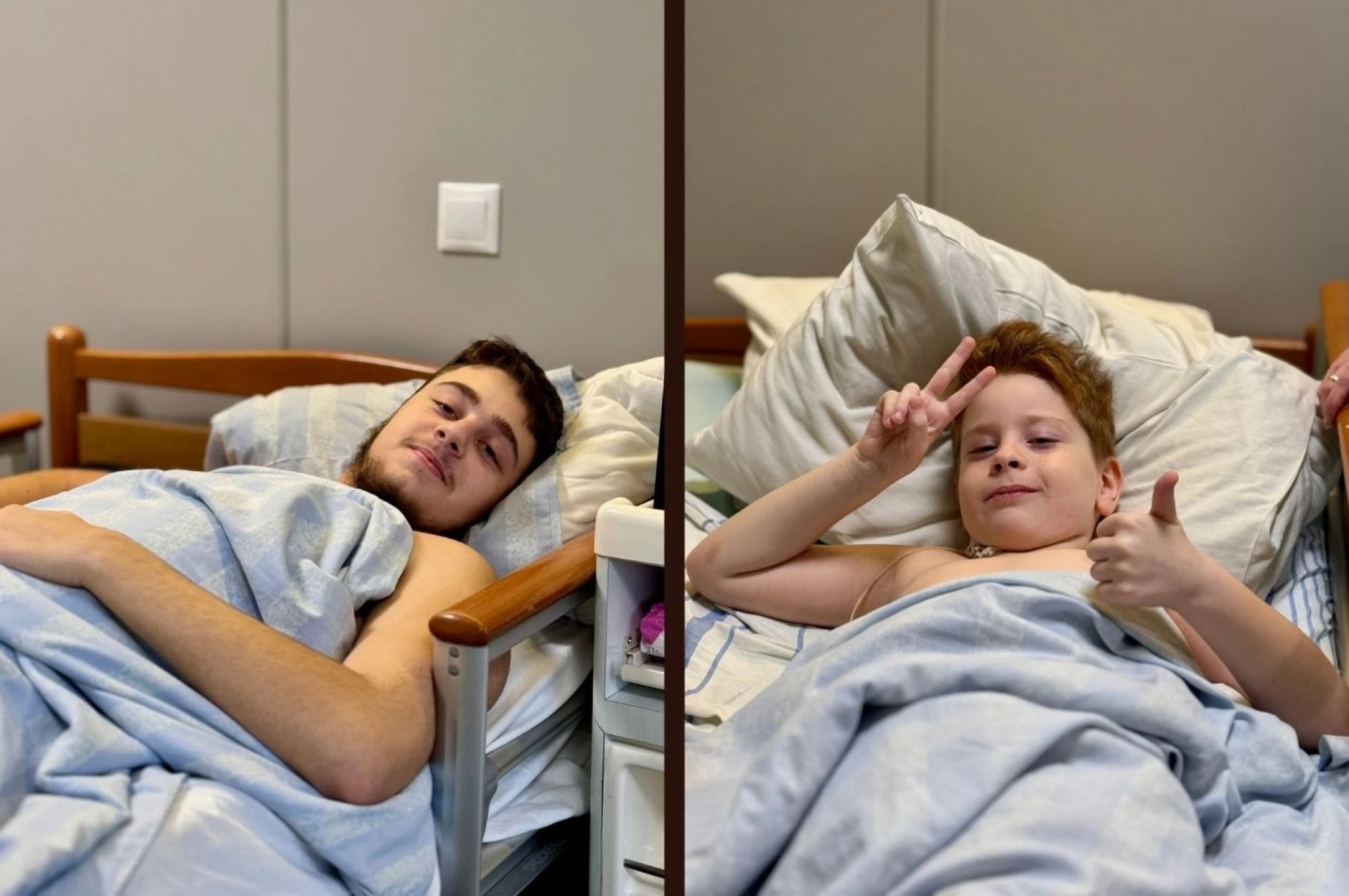 Медики Охматдиту врятували двох братів із Херсона, які постраждали від танкового обстрілу