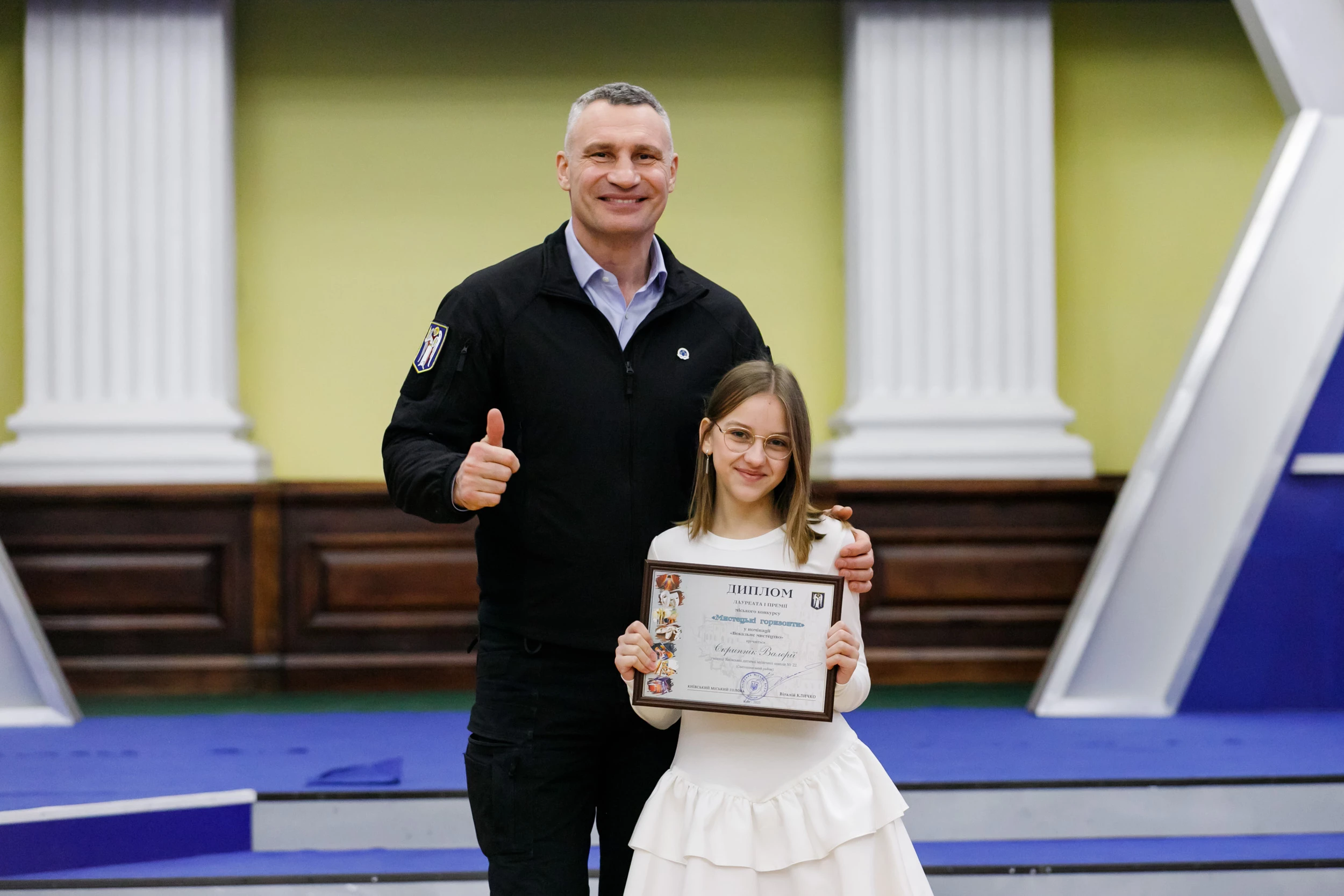 Кличко нагородив талановитих дітей – переможців міського конкурсу «Мистецькі горизонти»