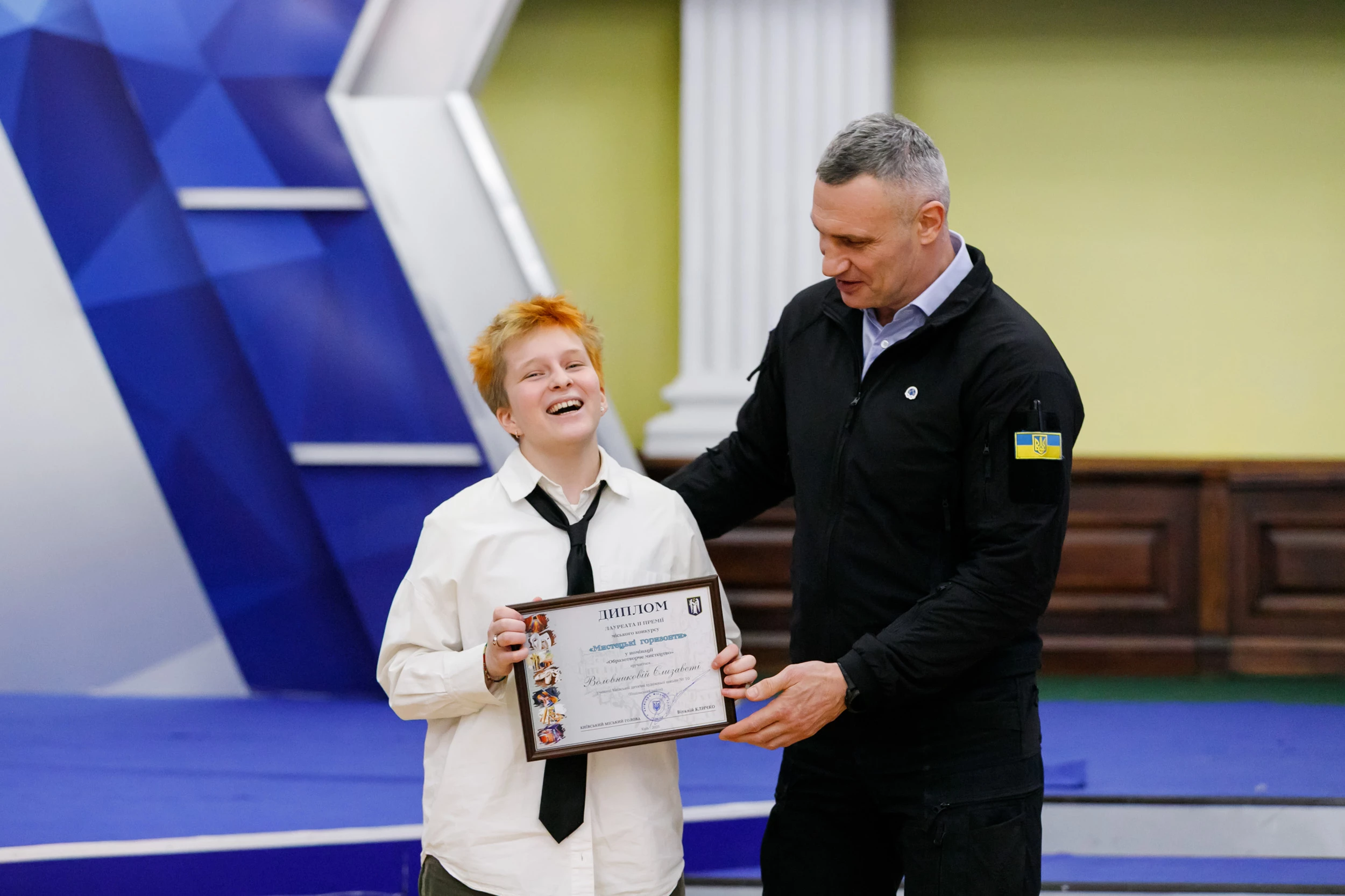 Кличко нагородив талановитих дітей – переможців міського конкурсу «Мистецькі горизонти»