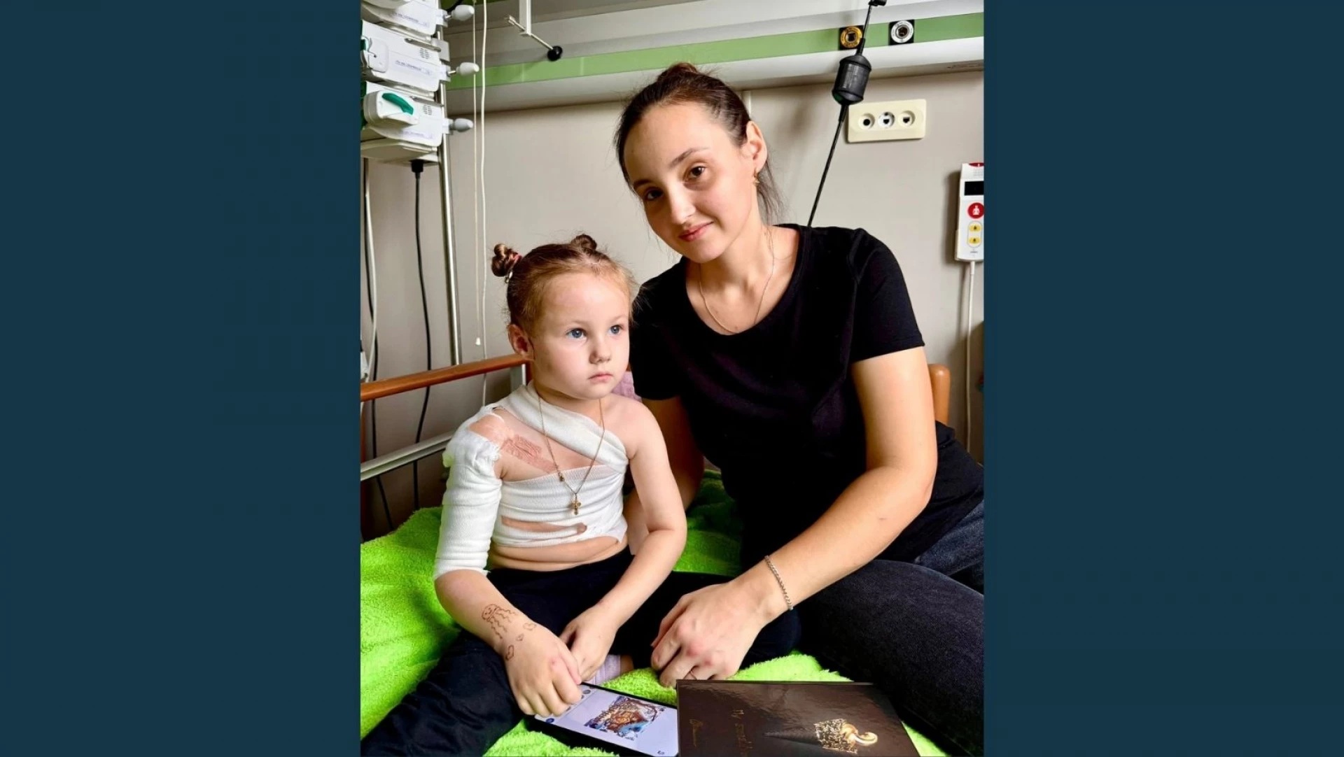 В Охматдиті врятували 4-річну дівчинку з Сумщини після після атаки ворожого дрона