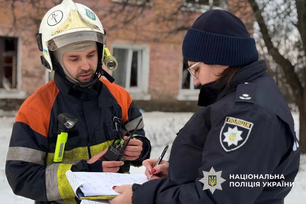 Поліція працює на місці ракетного удару рф на Золотоніщині