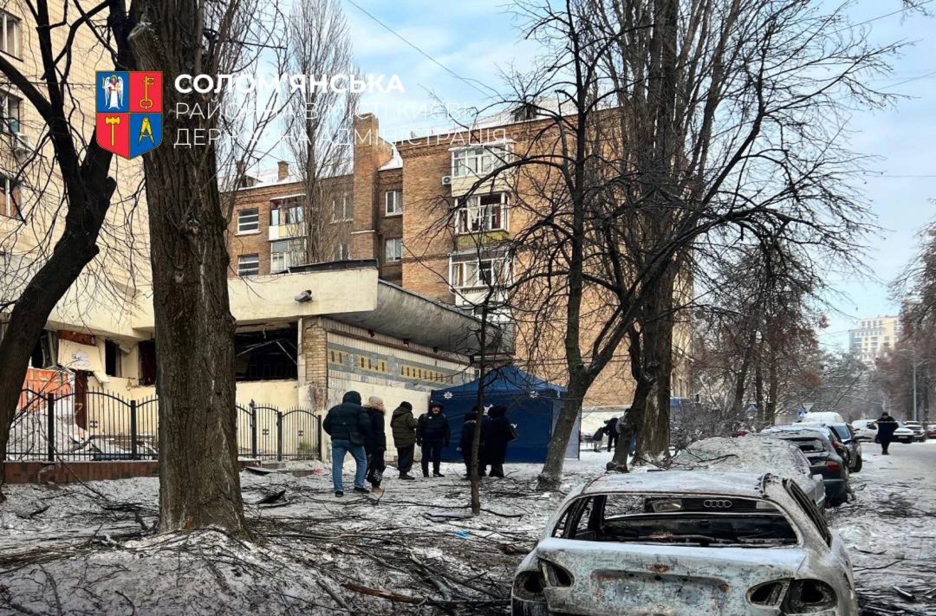 У Солом’янському районі розгорнули штаб допомоги постраждалим від обстрілу