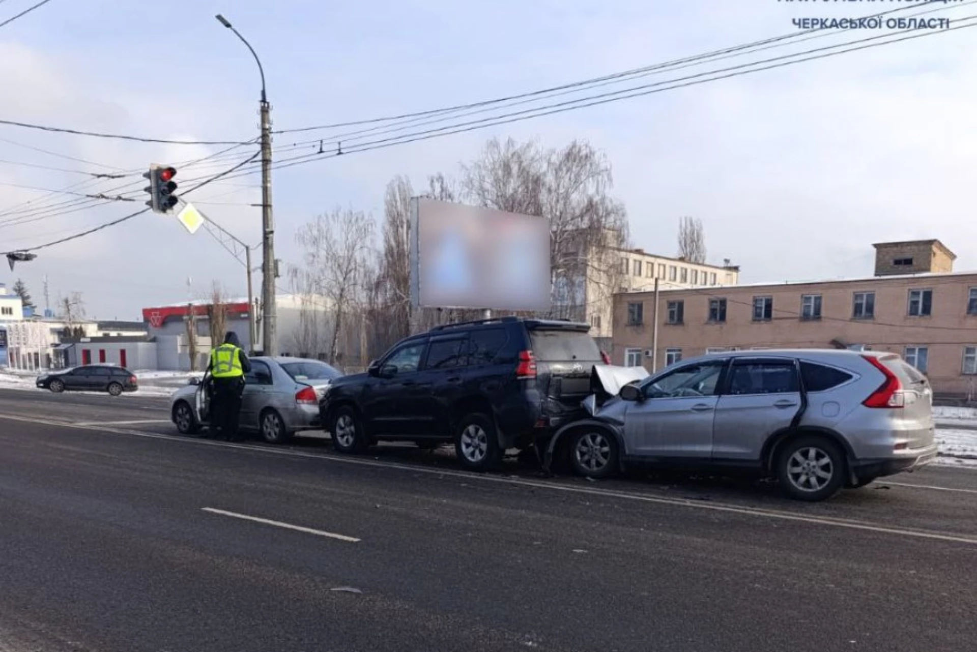 Потрійна ДТП сталася у Черкасах