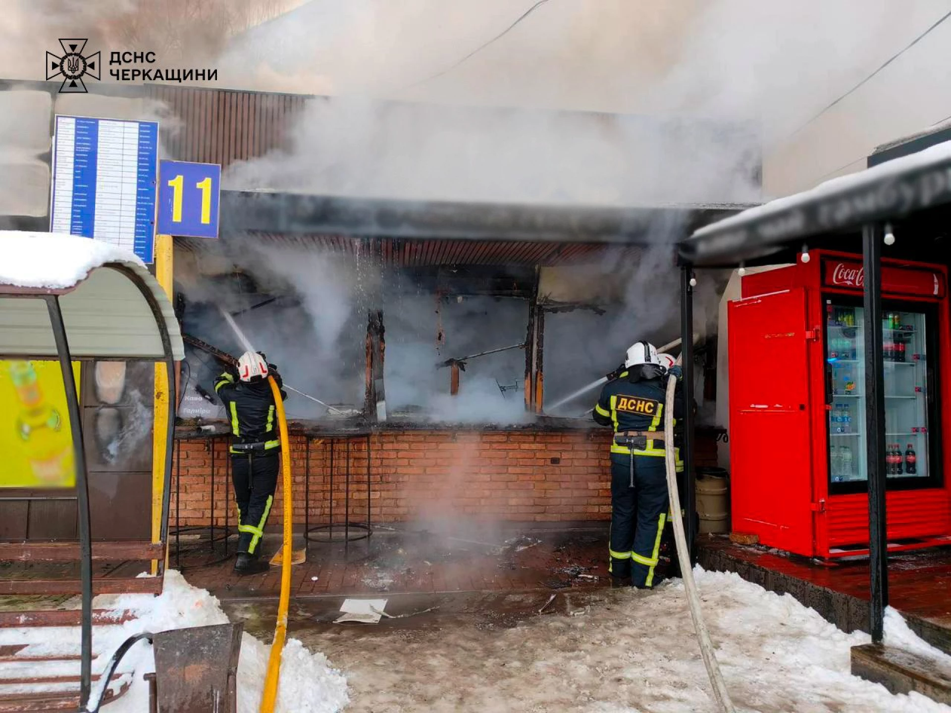 Генератор загорівся в Умані, вогонь перекинувся на кіоск