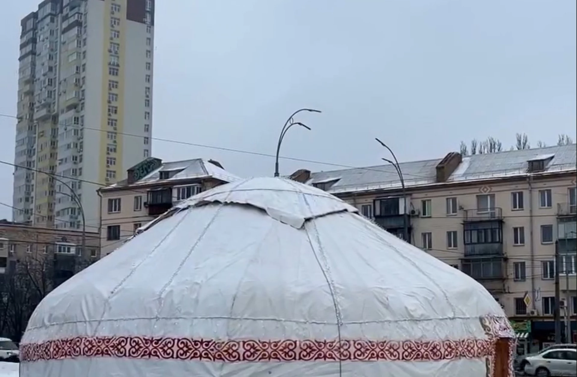 Юрта незламності з’явилась у Голосіївському районі Києва