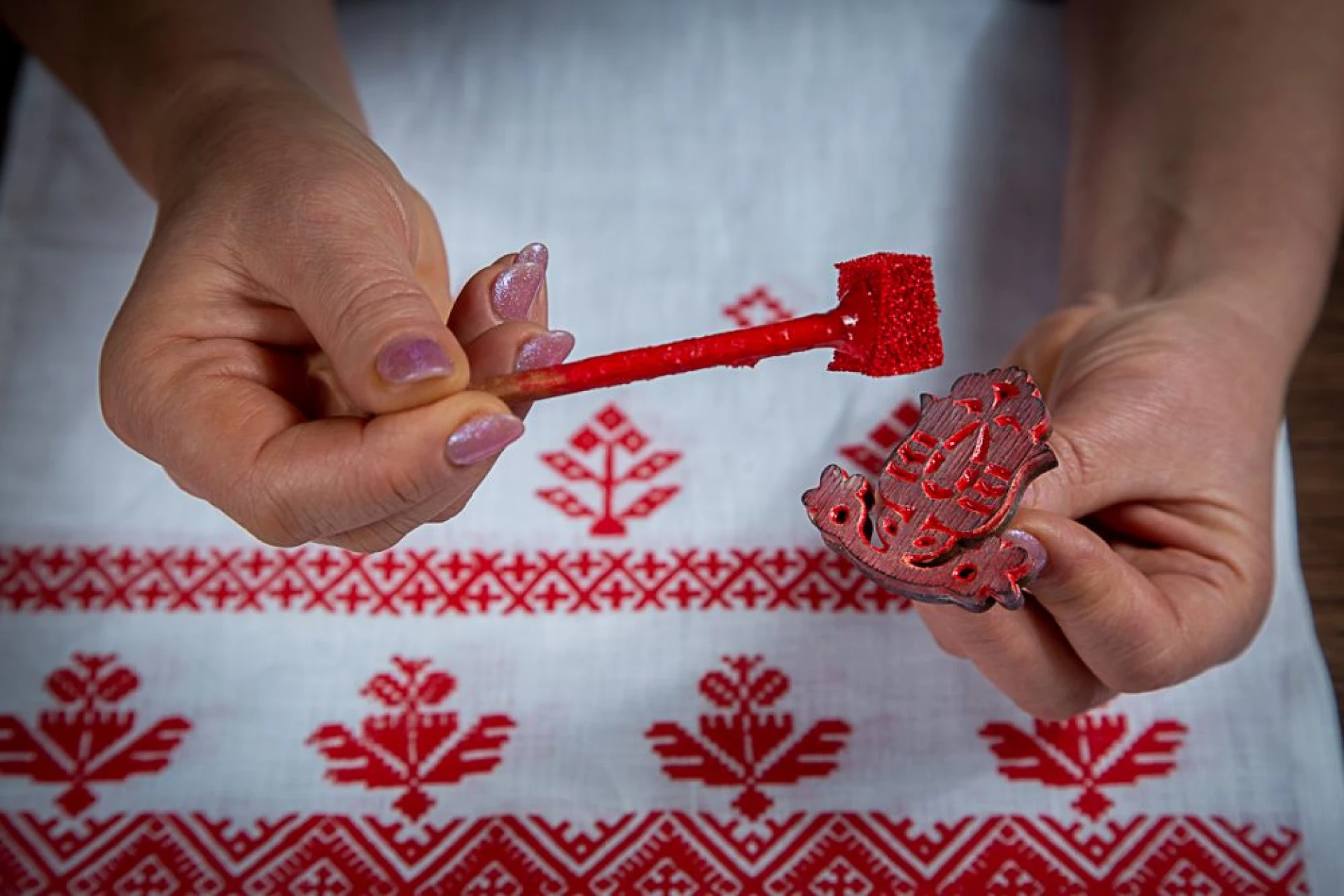 У столиці представили рушники, створені українцями з усього світу