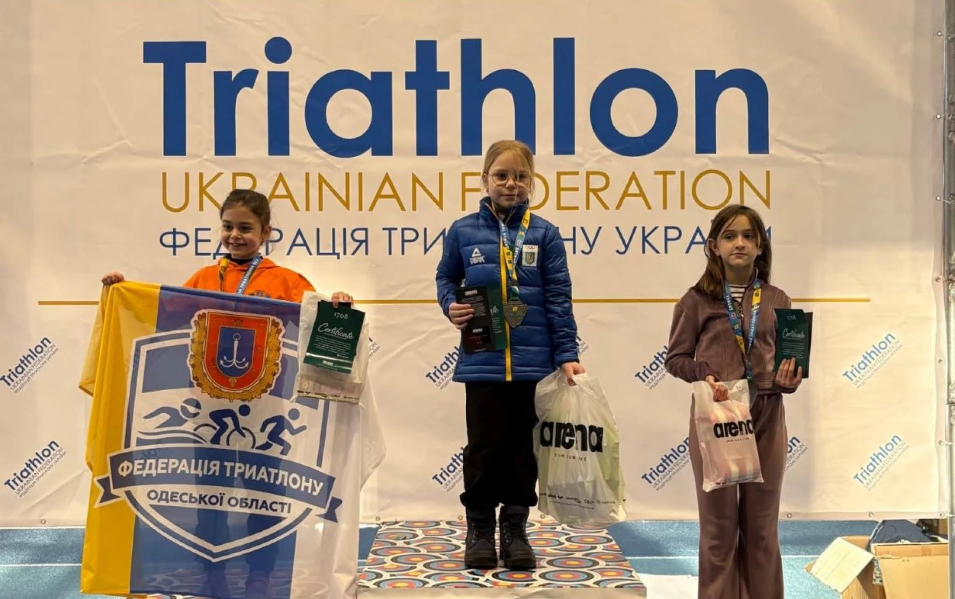 Черкаські спортсмени вибороли медалі на змаганнях з триатлону