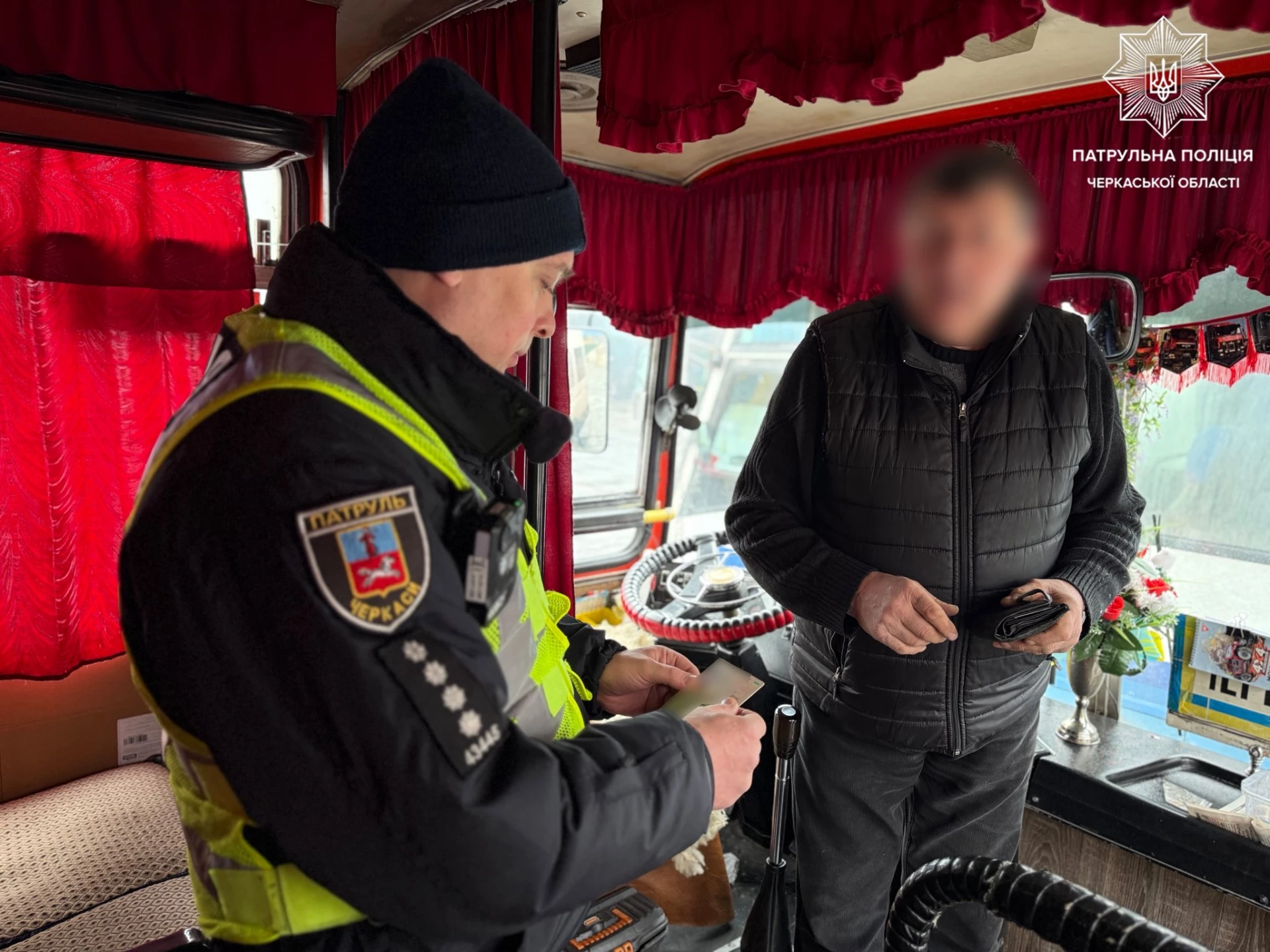 Патрульні провели перевірки у перевізників Черкаської області