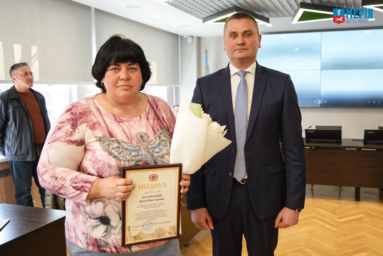 У Черкасах нагородили працівників житлово-комунального господарства. Фото