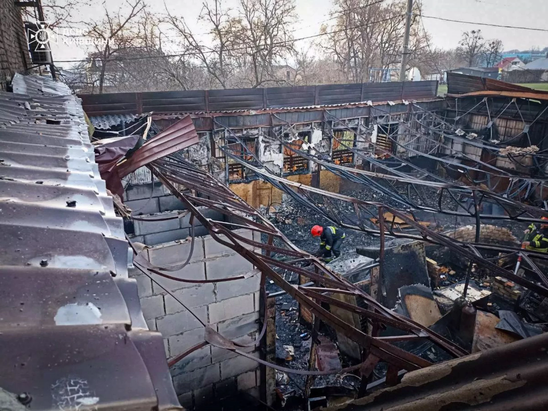 У Київській області горіла піцерія: подробиці нічної пожежі