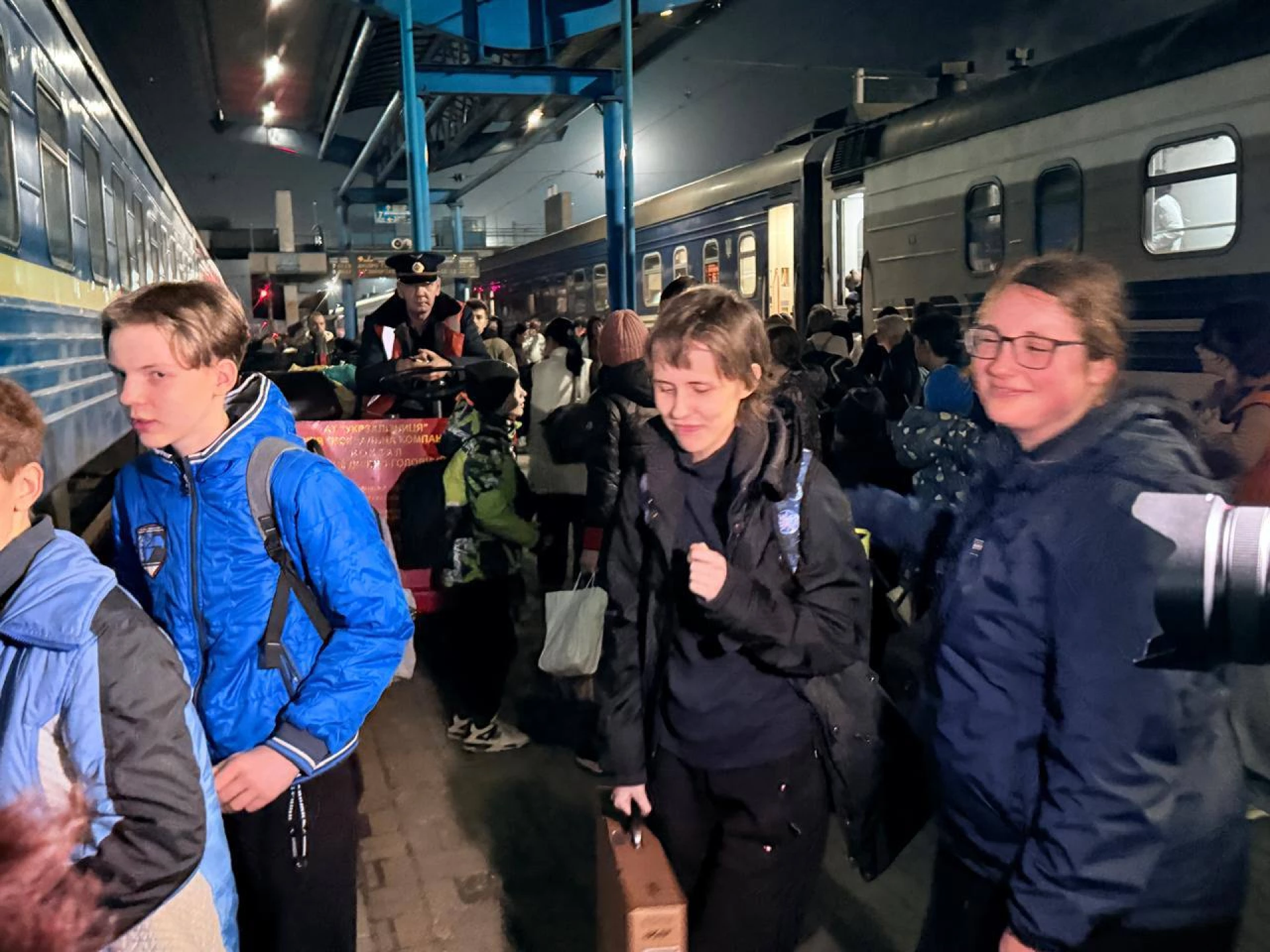 Евакуаційний потяг із переселенцями прибув до Вінниці