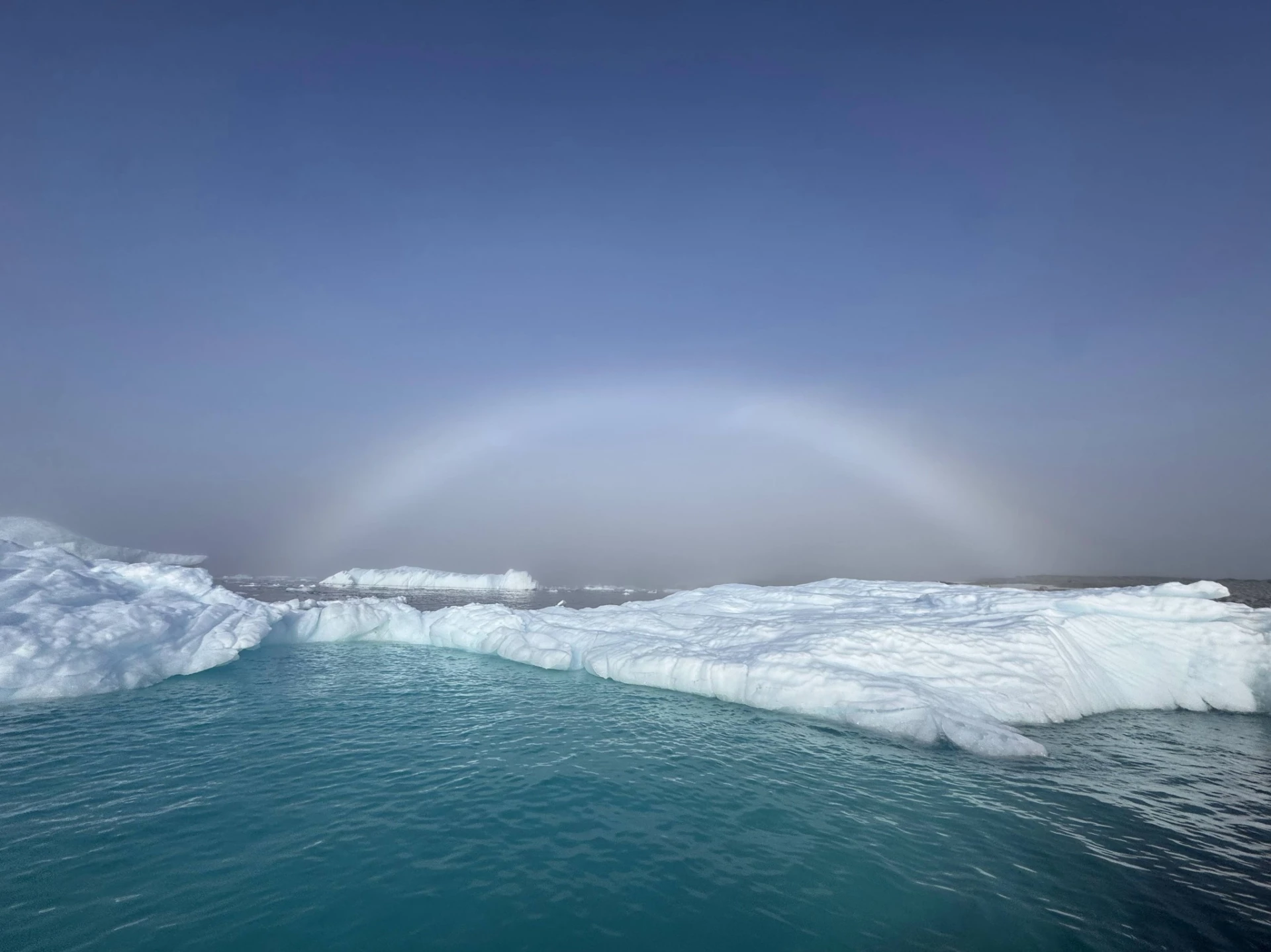 Київська біологиня зафіксувала білу веселку в Антарктиці