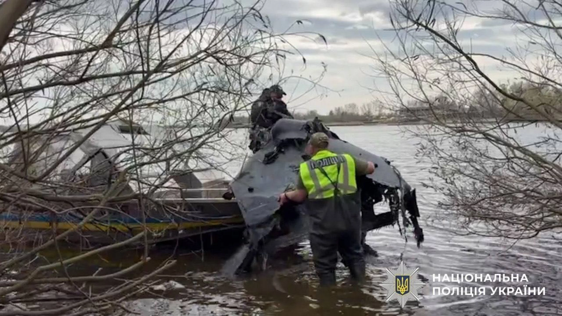 З Дніпра, після обстрілу Києва, дістали «герань-2» з бойовою частиною