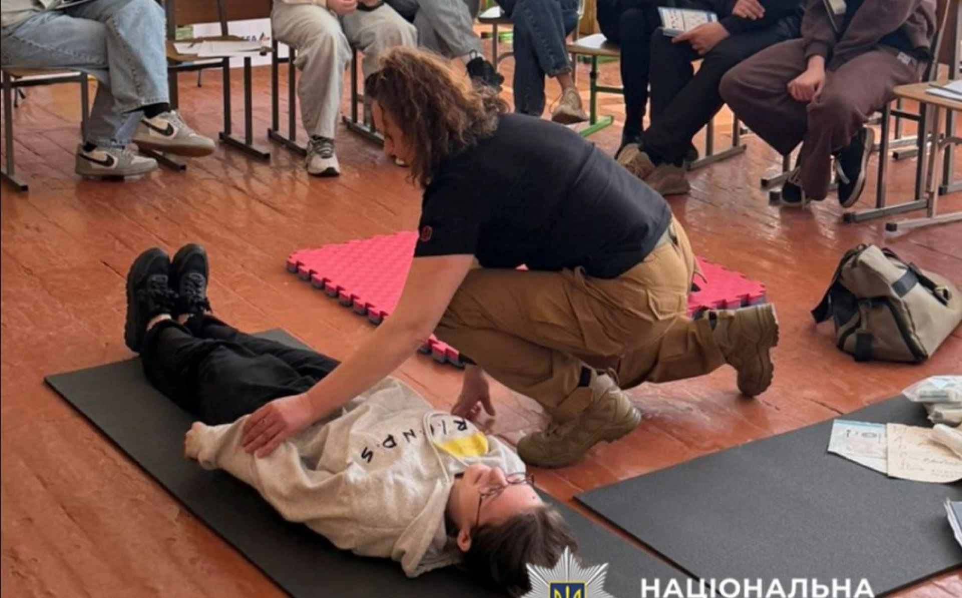 У Золотоноші школярів вчили надавати домедичну допомогу