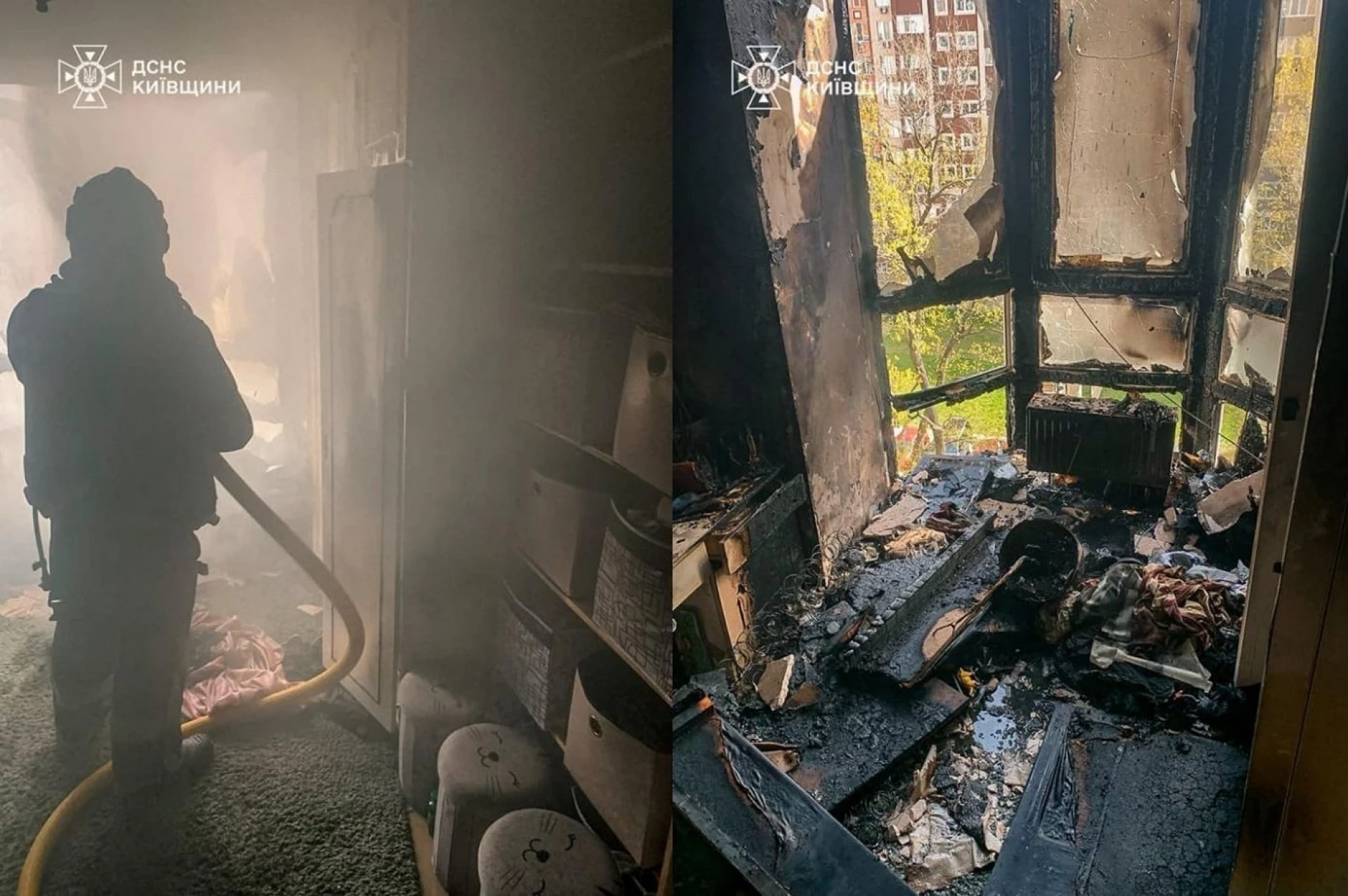 Із задимленої квартири на Київщині врятували 11-річного хлопчика