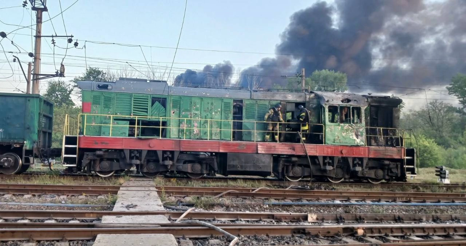 Росія атакувала залізничну інфраструктуру: поранено машиніста