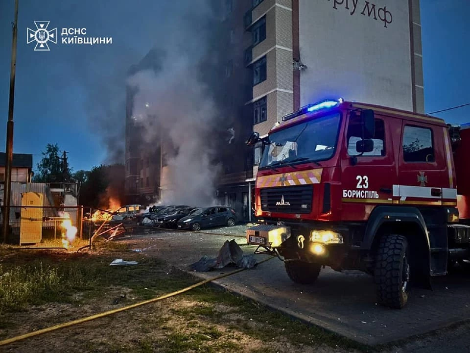 Внаслідок російської атаки на Київщину постраждала трирічна дитина