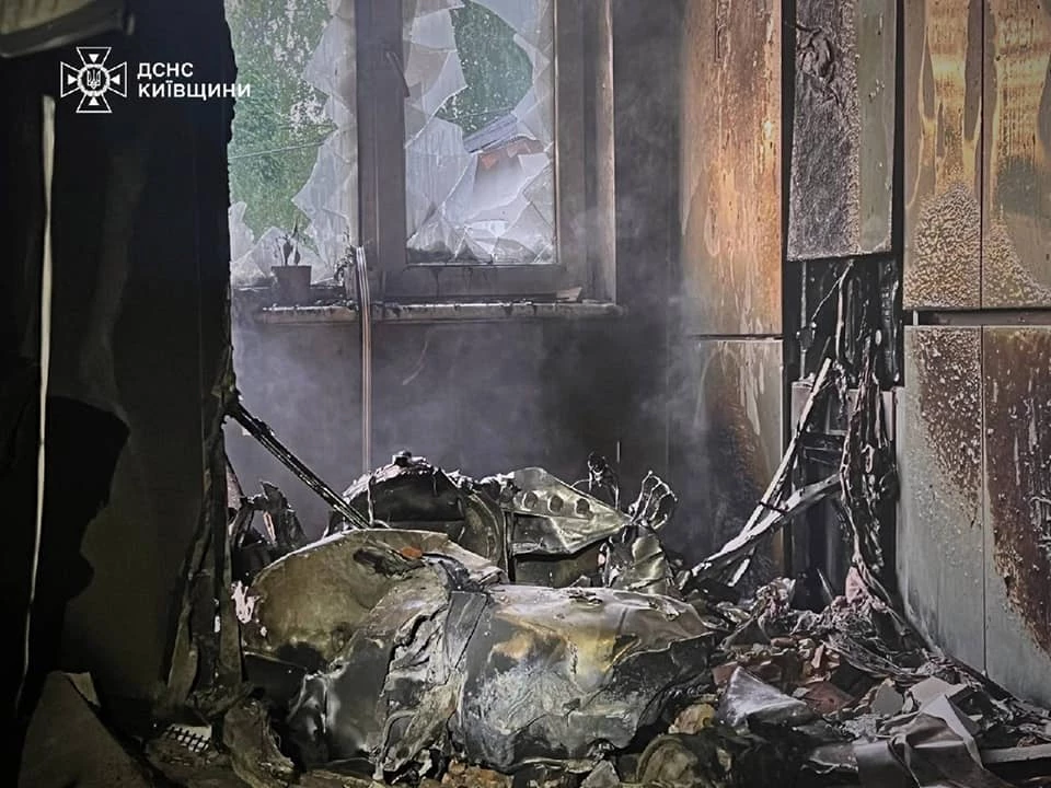 Внаслідок російської атаки на Київщину постраждала трирічна дитина